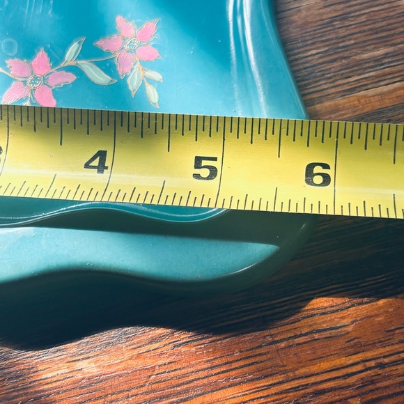 Vintage nesting crumb trays catcher scraper floral dining butler decor - Picture 6 of 6